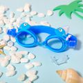 Kids Cartoon Animal Decor Swim Goggles Snorkel Diving Goggles Clear Vision Swimming Goggle Light Blue