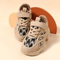 Toddler / Kid Geometry Graphic Breathable Sneakers Brown image 3