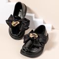 طفل / طفل القوس سلسلة ديكور أحذية اللباس الأسود أسود image 1