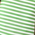 Baby Boy Girl Green Stripe/Leaf Print Short-sleeve Romper Light Green