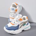 Toddler / Kid Color Block Holographic Panel Sneakers Blue image 1