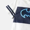 Batman 2-piece Kid Boy Colorblock Hooded Short-sleeve Tee and Allover Print Pants Set Colorful