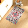 Area Rugs Country Flower Indian Ethnic Style Carpet Living Room Bedroom Floor Mat Home Decor Color-A