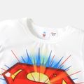 Superman 2-piece Kid Boy Casual Short-sleeve Tee and Elasticized Pants Set White image 3