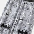 Batman Toddler Boy Allover Print Elasticized Pants Grey
