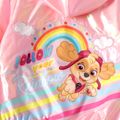 Paw Patrol Toddler Girl/Boy Rainbow Print Metallic Laser Hooded Jacket Pink