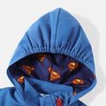 Superman Classic Logo Baby Boy Blue Long-sleeve Hooded Zip Jacket Blue