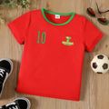 Kid Boy  Number Sports T-shirt Red image 1