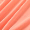 Kid Girl Schiffy Design Bündchen elastische einfarbige Hose rosa