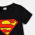 Justice League Toddler Boy Casual Short-sleeve Cotton Tee Black