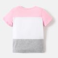 Looney Tunes Toddler Boy/Girl Colorblock Cotton Tee Pink