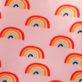 Toddler Girl Rainbow Print Long-sleeve Pink Tee Pink