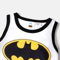 Batman 2-piece Kid Boy Colorblock Tank Top and Shorts Set White
