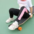 Toddler / Kid Mesh Panel Color Block Sneakers Pink
