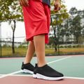 حذاء رياضي أسود سهل الارتداء للأطفال الصغار / الأطفال أسود image 4
