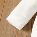 Baby Boy/Girl 95% Cotton Long-sleeve Love Heart & Letter Print Jumpsuit White
