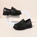 حذاء موحد للأطفال الصغار / الأطفال سهل الارتداء متعطل على الطراز البريطاني أسود image 2