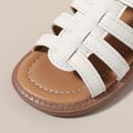 Toddler / Kid Solid Velcro Gladiator Sandals White