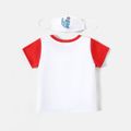PAW Patrol Toddler Boy/Girl Colorblock Short-sleeve Tee and Face Mask Red