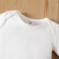 Bastille Day Baby Boy/Girl 95% Cotton Long-sleeve Graphic White Romper White