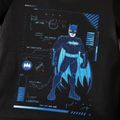 Batman 2pcs Toddler Boy Figure Print Short-sleeve Tee and Letter Print Elasticized Pants Set Black