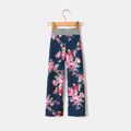 Floral Print Pattern Pants for Mom and Me Multi-color