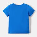 Baby Shark Toddler Boy/Girl Letter Print Short-sleeve Cotton Tee Blue