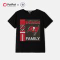 NFL Family Matching Tampa Bay Buccaneers Cotton Tee Black image 4