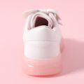 Toddler Dual Bow Decor LED Sneakers Pink image 5