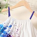 Kid Girl Painting/Butterfly Print Cami Dress White image 5