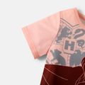 Kurzarm-T-Shirt mit Harry-Potter-Aufdruck für Jungen/Mädchen Rosa