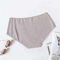 Maternity Casual Solid Color Lace Trim Underwear Purple