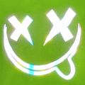 Kid Boy Emoji Print Reflective Short-sleeve Tee Green