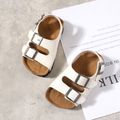 Familie Unisex Lässig Unifarben Familienschuhe Cremeweiß image 2