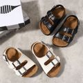 Family Matching Buckle Decor Footbed Sandal Creamy White image 1