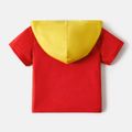 Harry Potter Baby Boy Graphic Short-sleeve Hooded Top Red-2