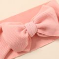1Pc Solid Bow Decor Headband or Hat for Mom and Me Rose Gold image 4