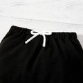 Baby Boy Solid Casual Workout Sport Shorts Black image 4