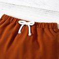 Baby Boy Solid Casual Workout Sport Shorts Brown image 4