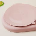 Paw Silicone Baby Suction Plate Non-slip Feeding Plate Kids Dishes Self Feeding Toddler Utensils Light Pink