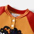 Harry Potter Baby Boy/Girl Graphic Button Up Raglan-sleeve T-shirt Yellow