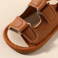 Baby / Toddler Textural Open Toe Sandals Prewalker Shoes Brown image 5