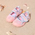 Toddler Color Block Mesh Velcro Sandals Light Pink