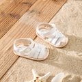 Baby / Toddler Solid Braided Sandals Prewalker Shoes White image 4