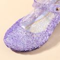 Toddler / Kid Bird Nest Layered Lines Jelly Sandals Light Purple image 3