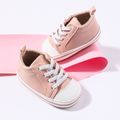 Baby / Toddler Lace Up Soft Sole Pink Prewalker Shoes Pink