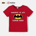 Justice League Toddler Boy/Girl Super Heroes Logo Mother's Day Cotton Tee Red image 1