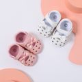 Baby / Toddler Heart Hollow Bow Decor Prewalker Shoes White image 2
