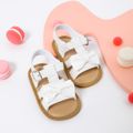 Baby / Toddler Bowknot Decor White Sandals Prewalker Shoes White image 1