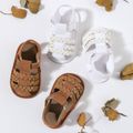 Baby / Toddler Braided Vamp Prewalker Shoes White image 1